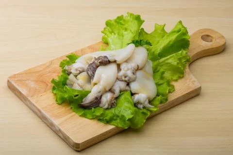 Raw cuttlefish Stock Photos