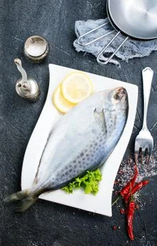 Raw dorada Stock Photos