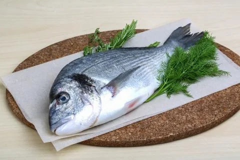 Raw dorado Stock Photos
