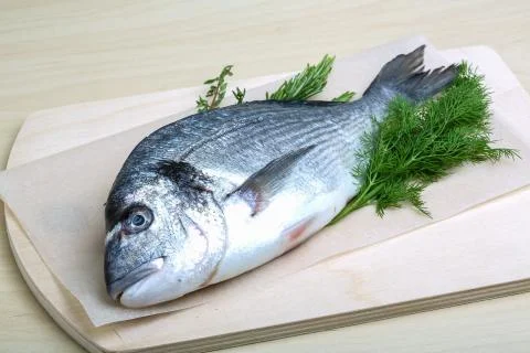 Raw dorado Stock Photos
