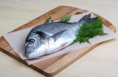 Raw dorado Stock Photos