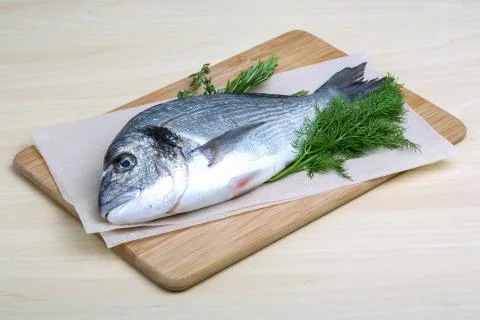 Raw dorado Stock Photos