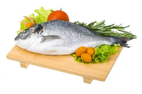 Raw dorado Stock Photos