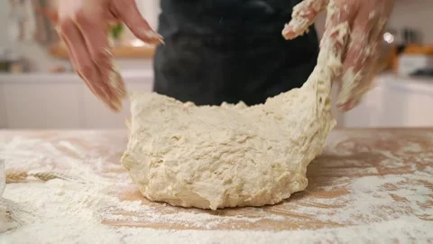 Raw Dough Stock Footage 273501073