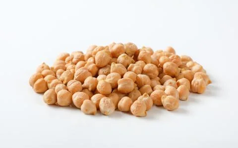Raw dried chickpeas Stock Photos