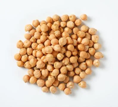 Raw dried chickpeas Stock Photos