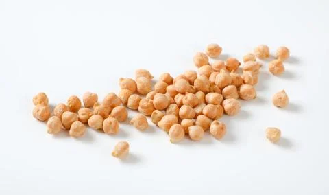 Raw dried chickpeas Stock Photos