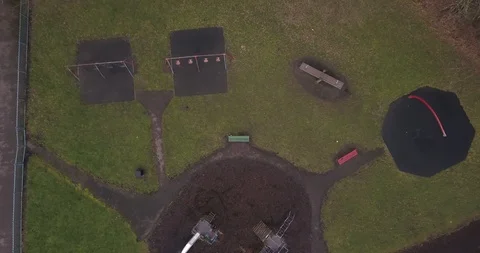 Raw Drone Park Vídeos de archivo 103943428