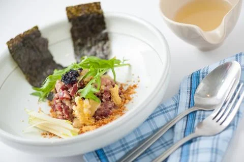 Raw dry-aged beef Stock Photos