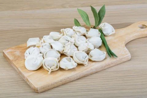 Raw dumplings Stock Photos