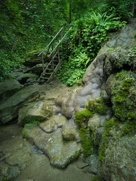 Raw earth formation Stock Photos