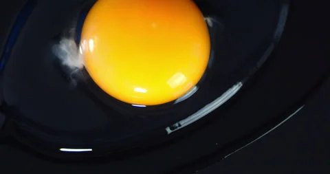 A raw egg without the shell rotates slowly. Stock Footage 131437575