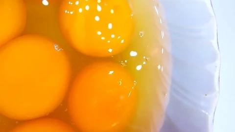 Raw eggs Stock Footage 74200575