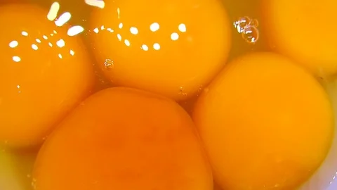 Raw eggs Stock Footage 74200883
