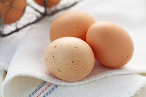 Raw Eggs Stock Photos