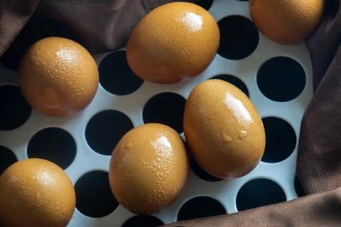 Raw Eggs Stock Photos