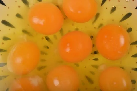 Raw eggs Stock Photos