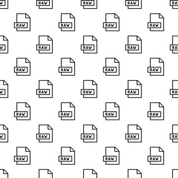 Raw file format data conservation seamless pattern 스톡 일러스트