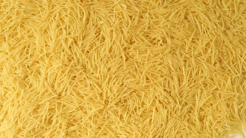Raw filini pasta dolly shot Stock Footage 335836618