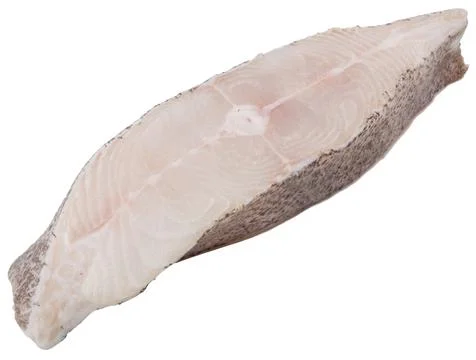Raw fish meat stake 스톡 사진