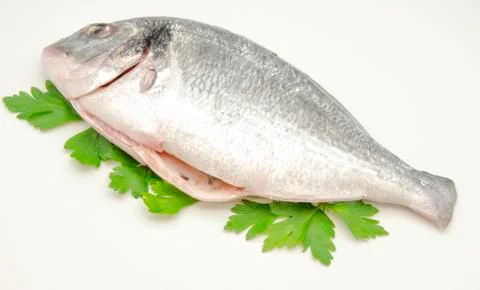Raw fish Stock Photos