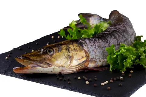 A raw fish 库存照片