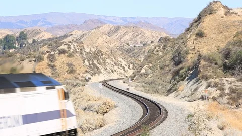 Raw footage of Train Stock Footage 85586677