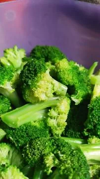 Raw fresh broccoli Stock Photos