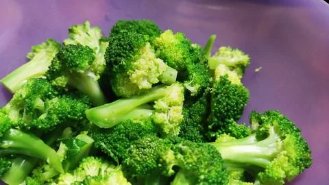 Raw fresh broccoli Stock Photos