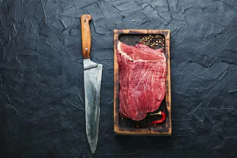 Raw fresh meat Stock Photos