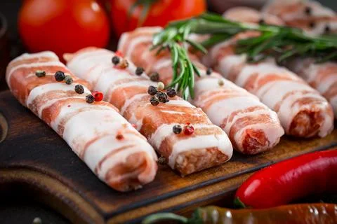 Raw, fresh meat Stock-Fotos