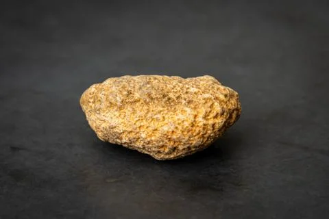 Raw Geode before cutting open to show its precious inside Stock Photos