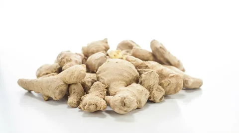 Raw ginger Stock Footage 40097393