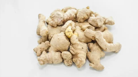 Raw ginger Stock Footage 40097518