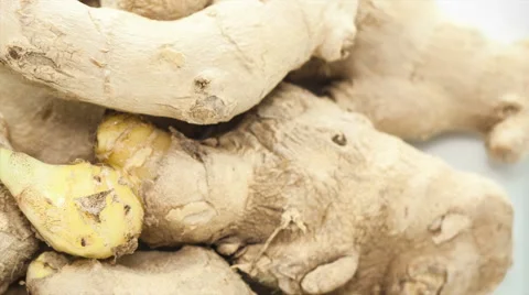 Raw ginger Stock Footage 40097629