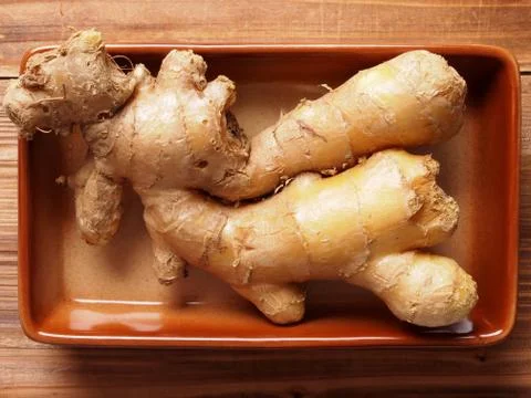 Raw ginger Stock Photos