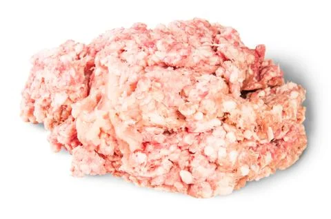 Raw ground beef rotate Stock Photos