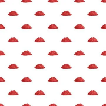 Raw ground minced meat pattern repeating seamlessly Stock Illustration