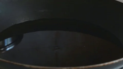 Raw hash brown spread in the pan 1 piece Stock Footage 108006831