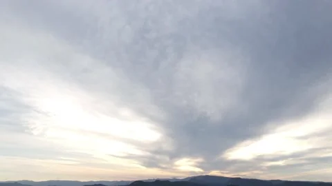 Raw Hyperlapse Scenic Clouds Stock Footage 233380502