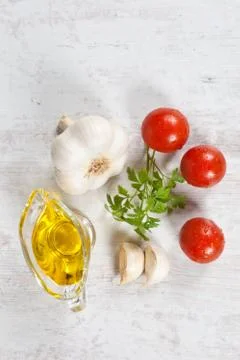 Raw ingredients Stock Photos