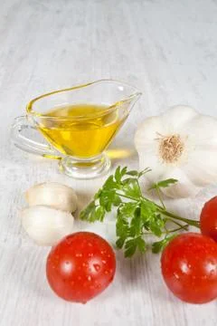 Raw ingredients Stock Photos