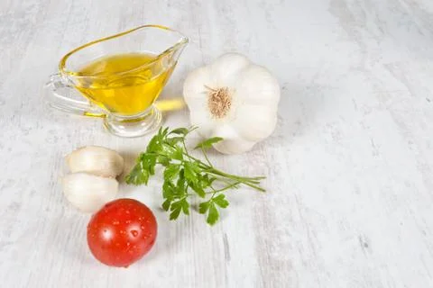 Raw ingredients Stock Photos