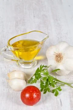 Raw ingredients Stock Photos