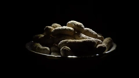 Raw Inshell Peanuts fried with salt.  Rotation. peanuts in shell. Stock Footage 102129881
