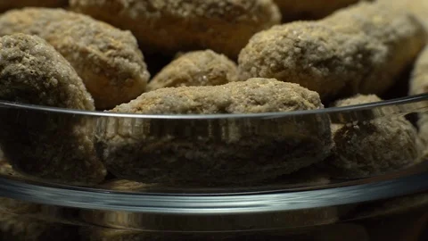 Raw Inshell Peanuts fried with salt.  Rotation. peanuts in shell. Stock Footage 102133941