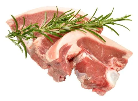 Raw Lamb Chops Stock Photos
