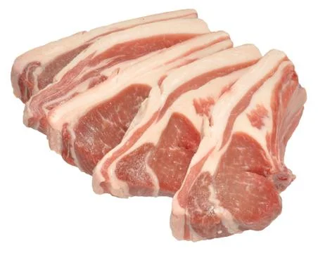 Raw Lamb Cutlets Stock Photos