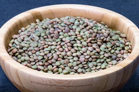 Raw lentil Foto stock