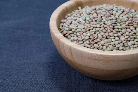 Raw lentil Foto stock